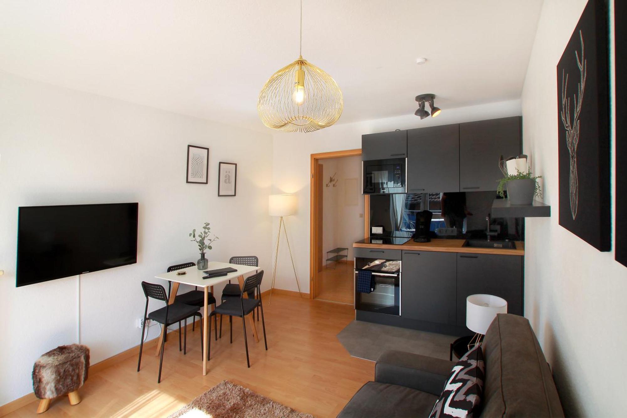 Ferienwohnung Mila Naehe Messe In FDH Buitenkant foto