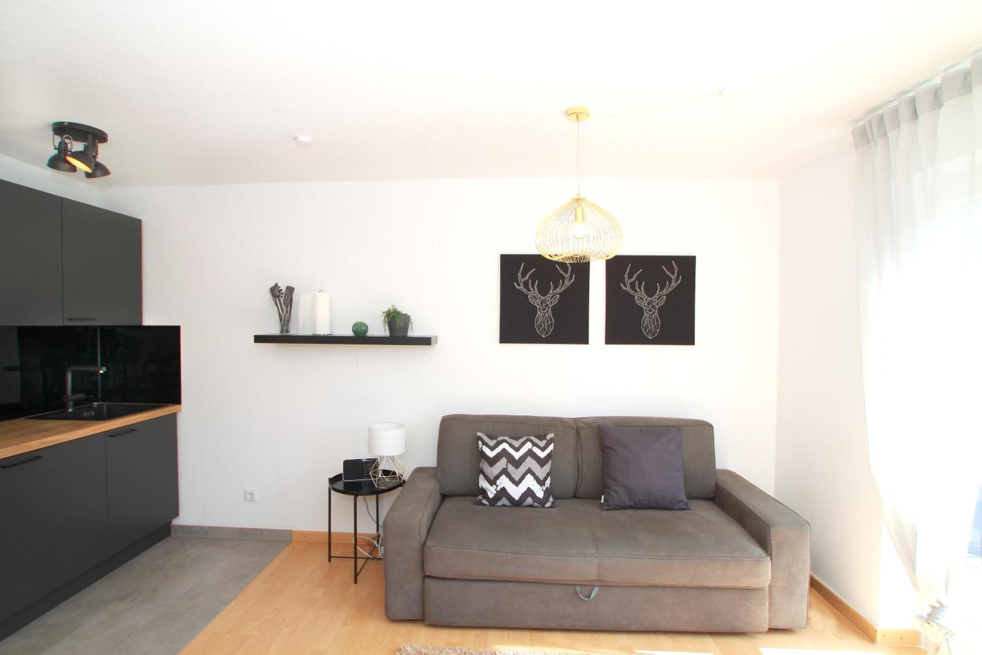 Ferienwohnung Mila Naehe Messe In FDH Buitenkant foto