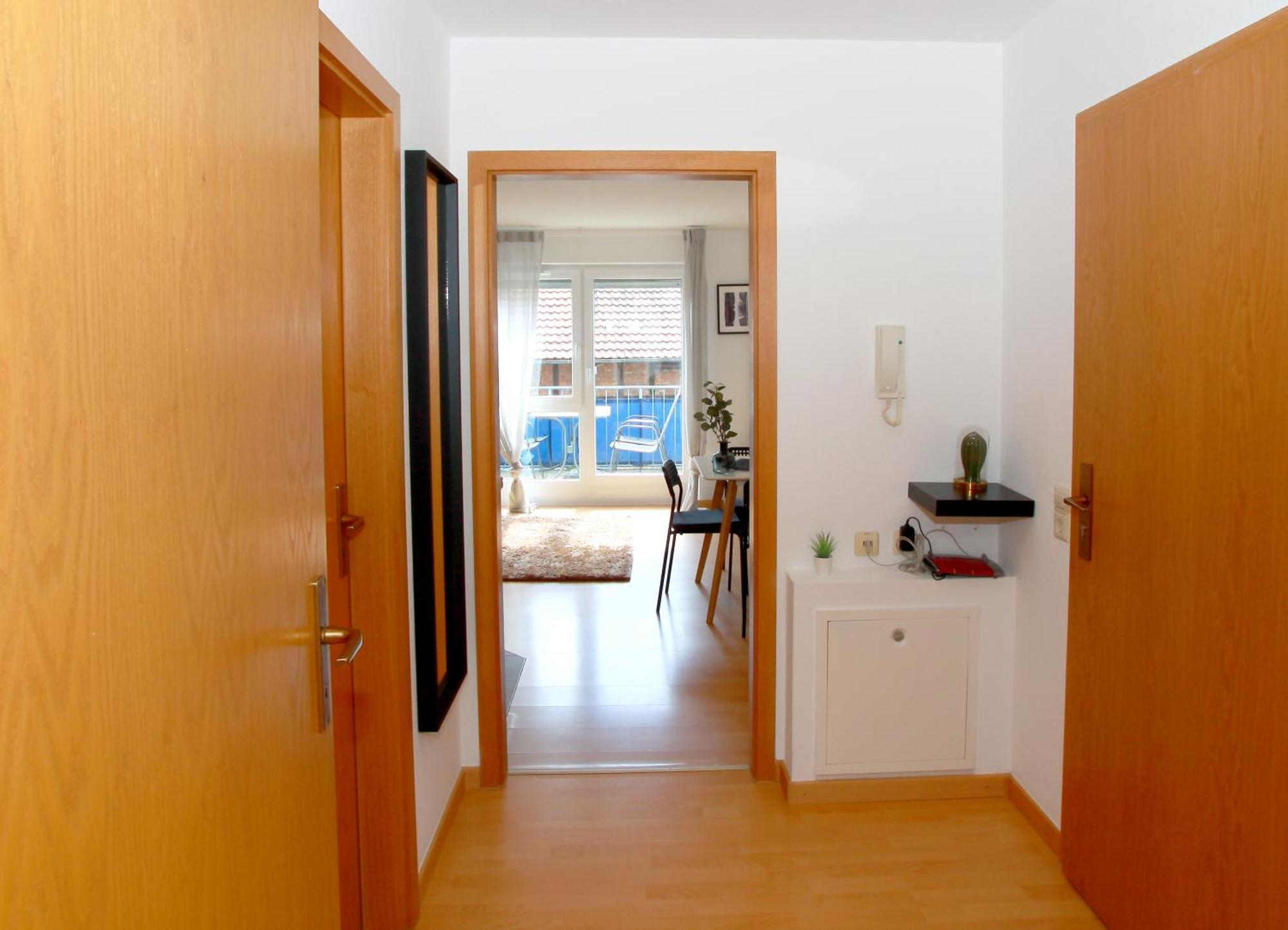 Ferienwohnung Mila Naehe Messe In FDH Buitenkant foto